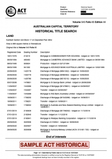 Property - Historical Title Search