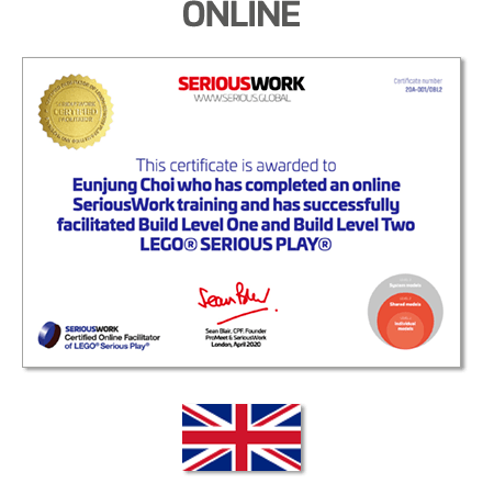 Online LEGO® Serious Play® Facilitator Training UK - Full Fee + Books Download & LEGO Bricks