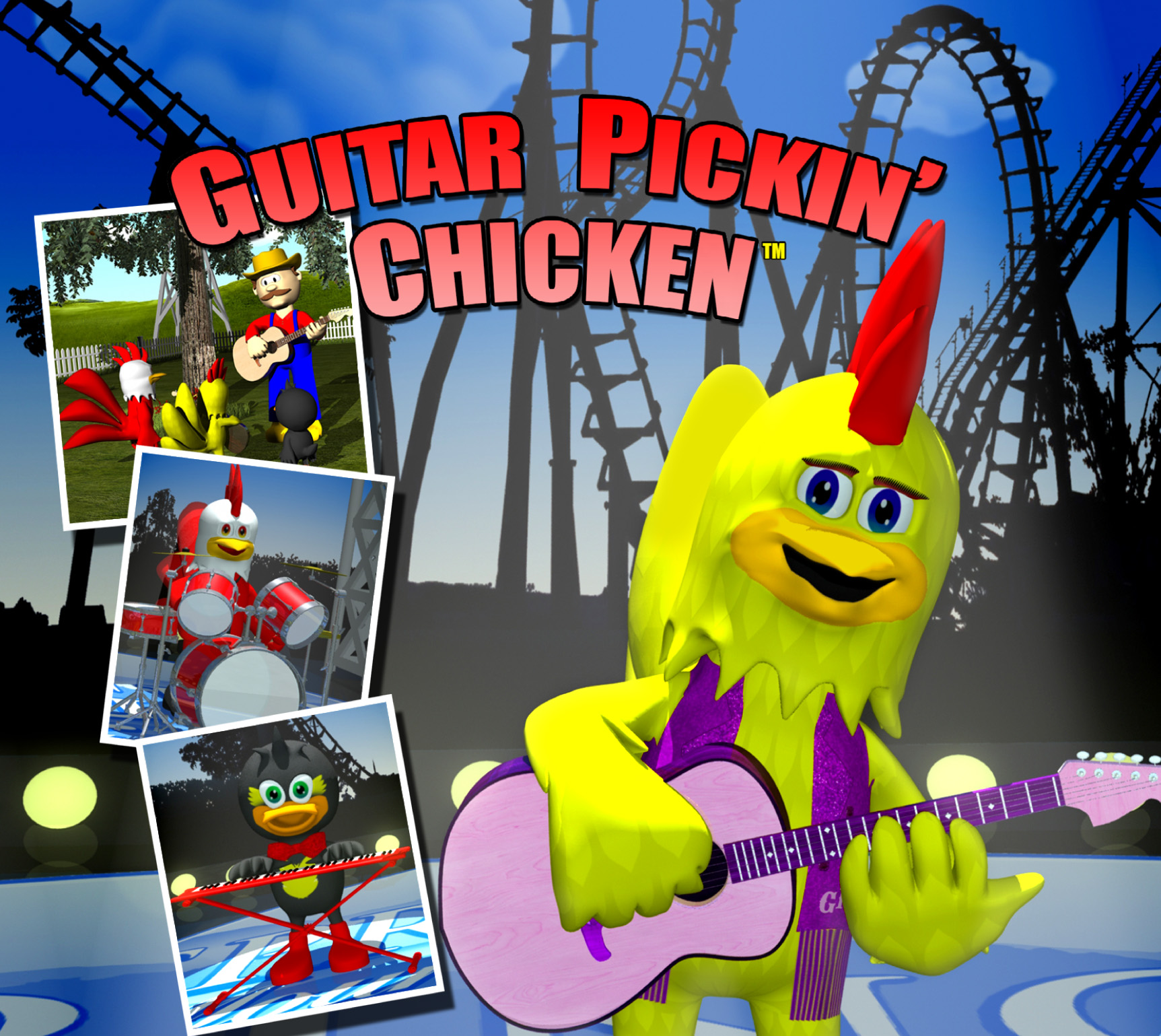 Guitar Pickin' Chicken DVDs, CD
