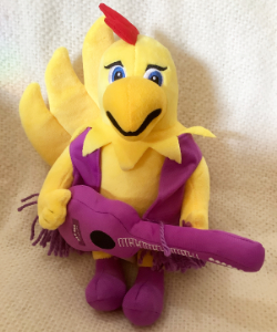 Guitar Pickin' Chicken Plush Toy