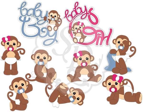 Free Free 292 Baby Monkey Svg SVG PNG EPS DXF File